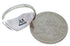 Sterling Silver And Multicolor Inlay Ring Size 6-3/4 EX50527